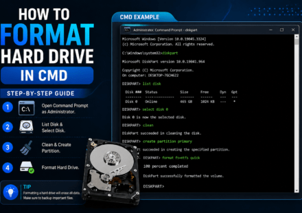How to Format Hard Drive in CMD
