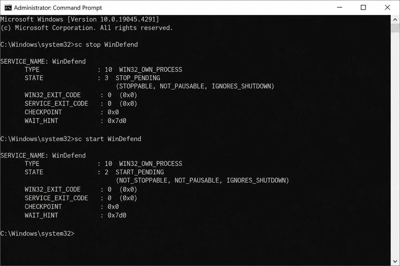 Windows Command Prompt