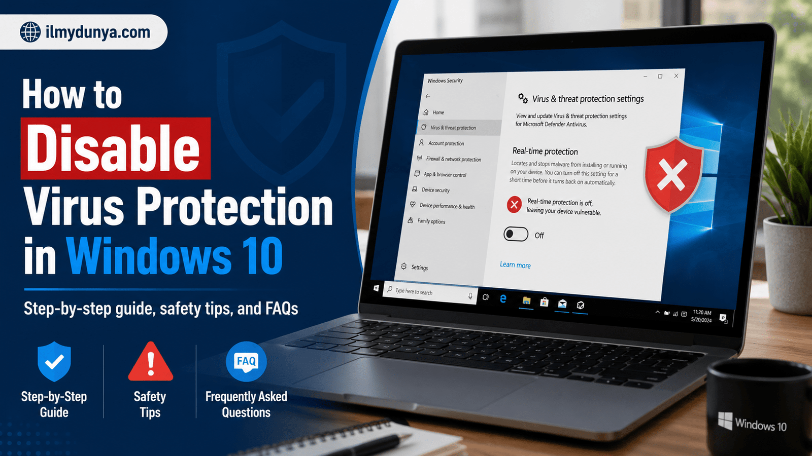 How to Disable Virus Protection in Windows 10