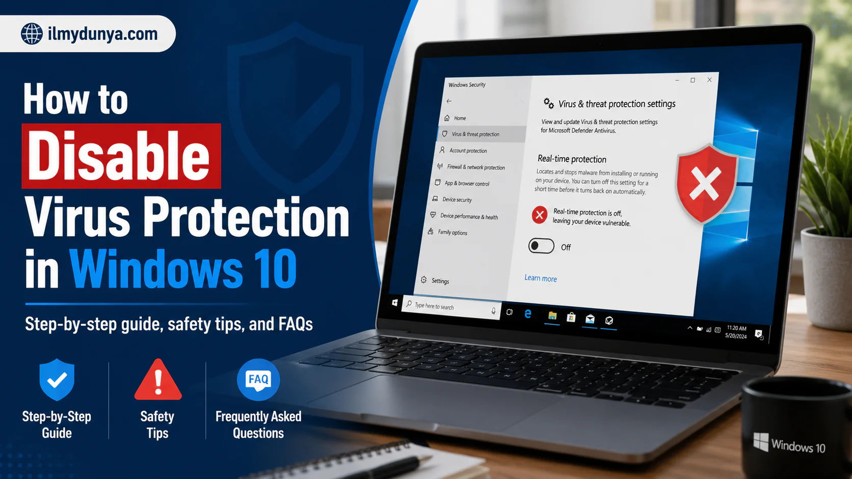 How to Disable Virus Protection in Windows 10