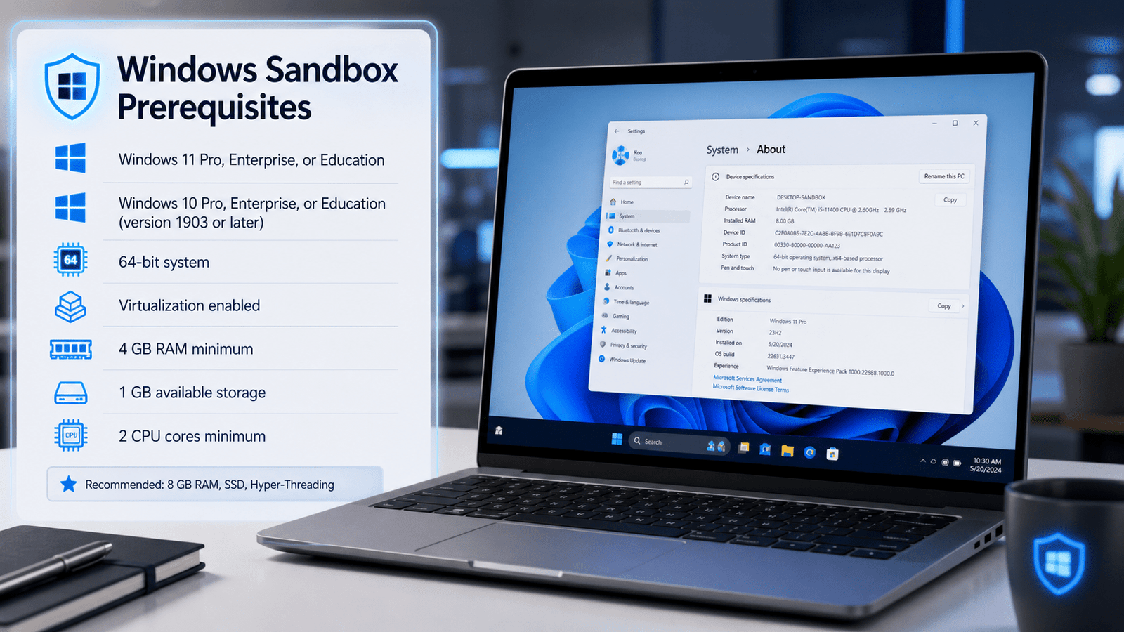 Windows Sandbox Prerequisites