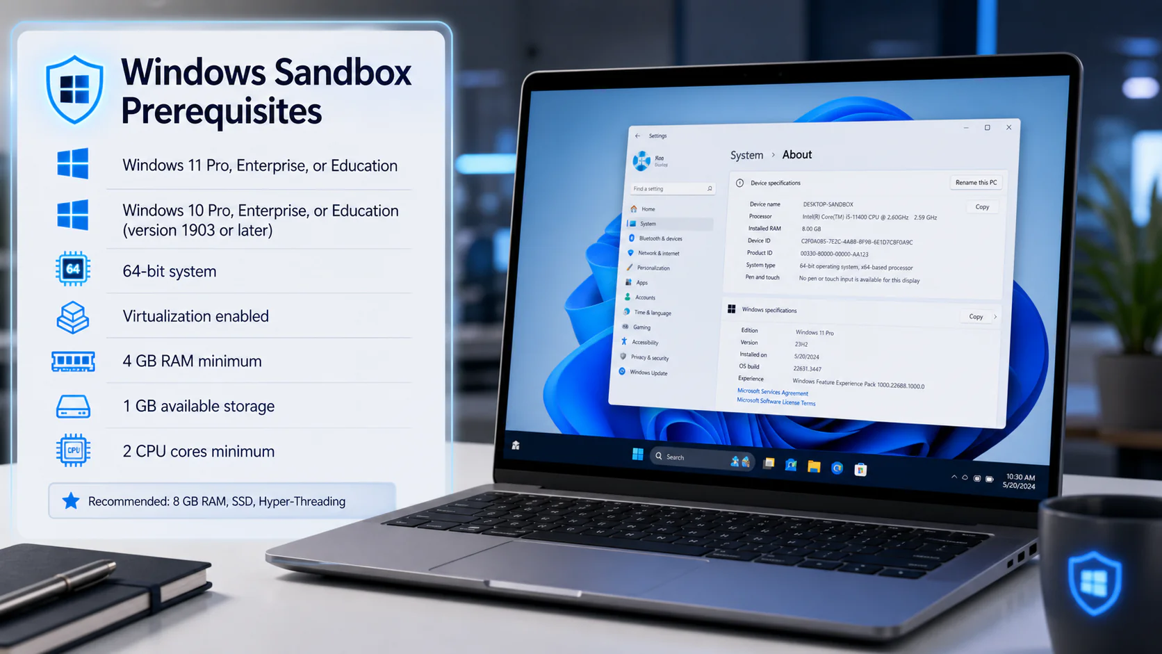 Windows Sandbox Prerequisites
