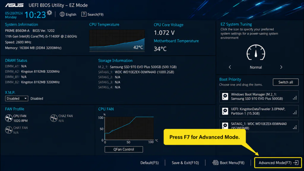 How to Enable TPM 2.0 in BIOS ASUS