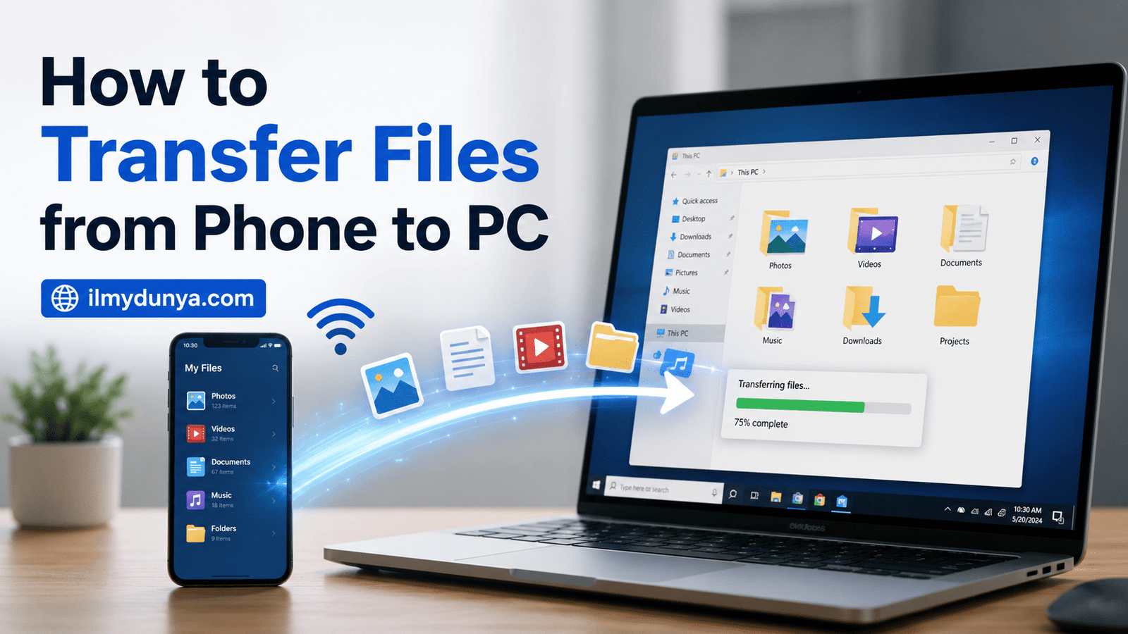 How to Transfer Files from Phone to PC How to Transfer Files from Phone to PC