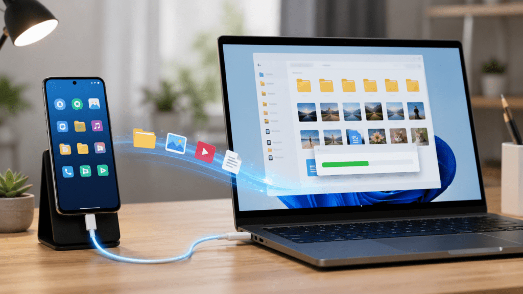 How to Transfer Files from Phone to PC